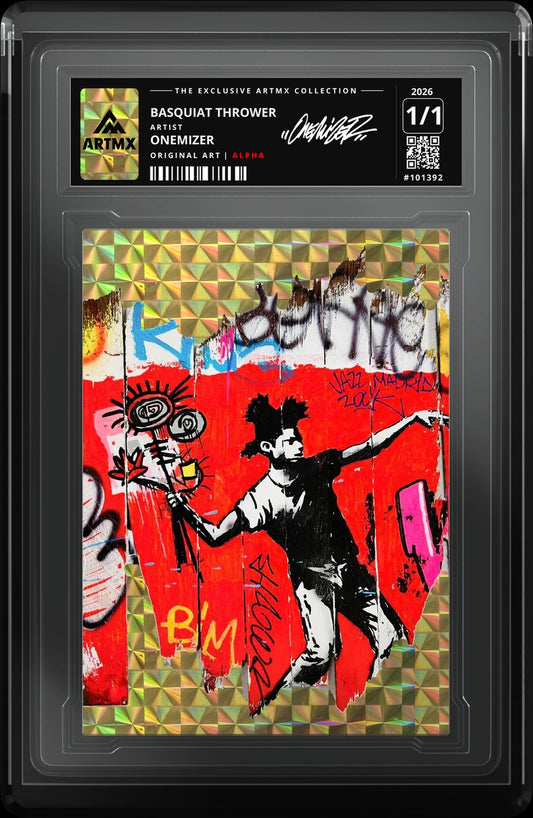 BASQUIAT THROWER by Onemizer — ALPHA — close-up