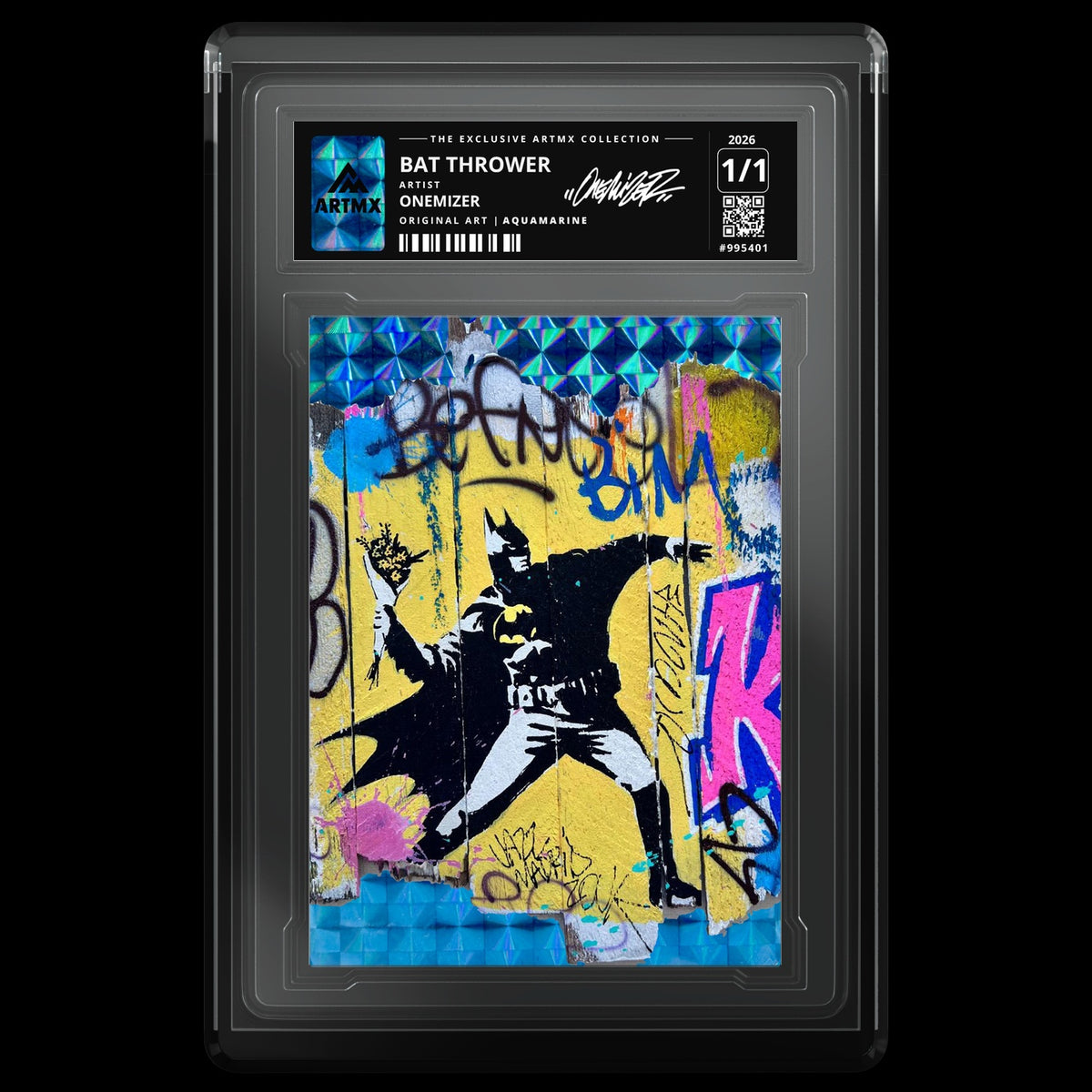 BAT THROWER by Onemizer — Aquamarine — front