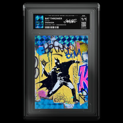 BAT THROWER by Onemizer — Aquamarine — front