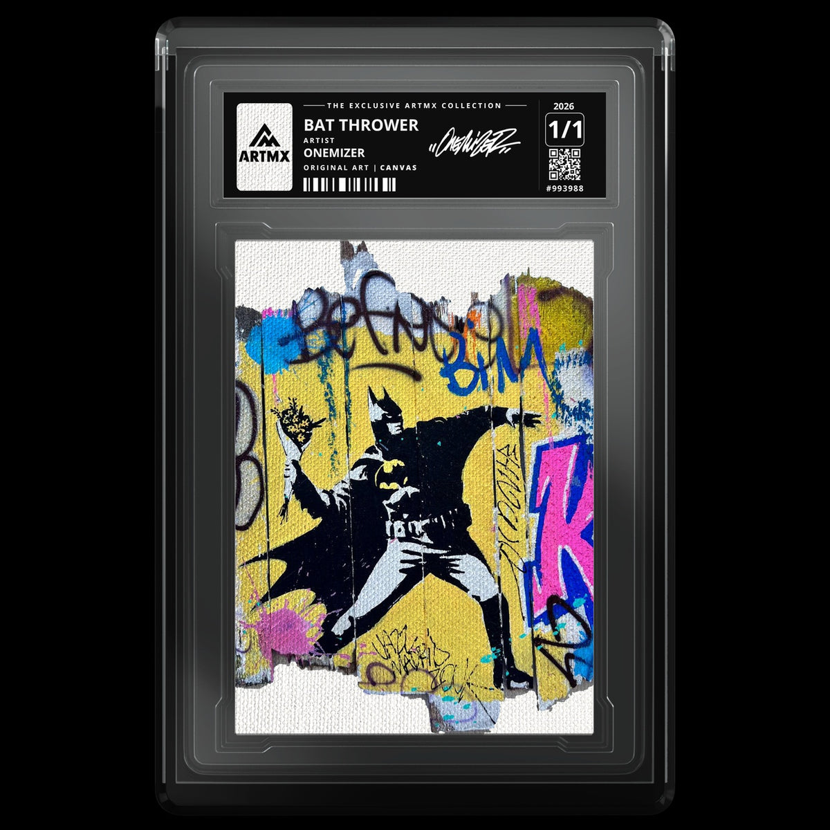 BAT THROWER by Onemizer — Canvas — front