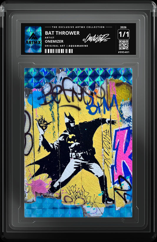 BAT THROWER by Onemizer — Aquamarine — close-up
