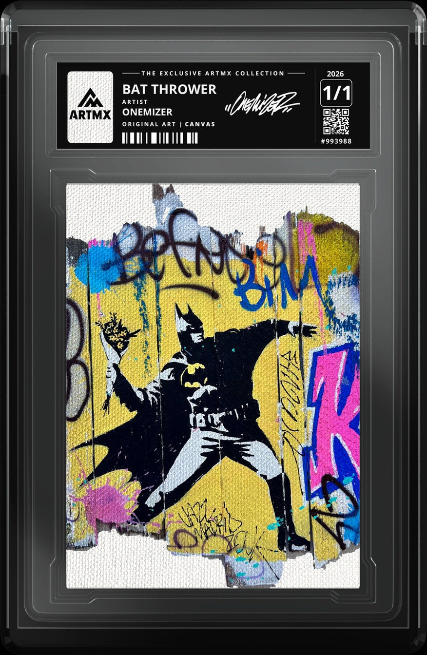 BAT THROWER by Onemizer — Canvas — close-up
