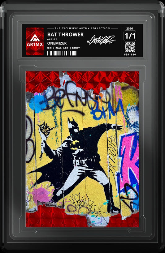 BAT THROWER by Onemizer — Ruby — close-up
