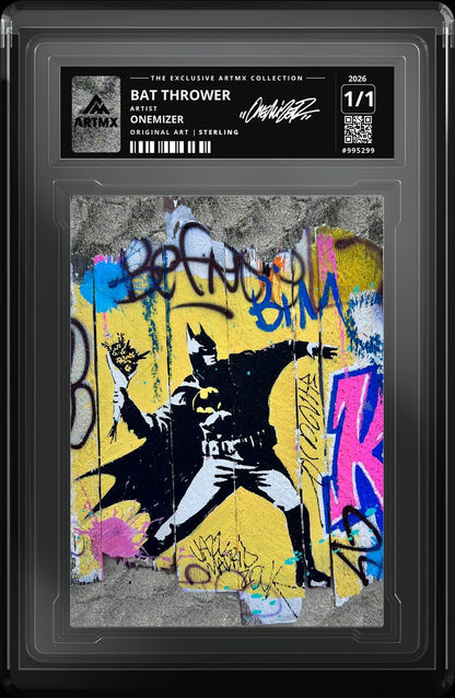 BAT THROWER by Onemizer — Sterling — close-up
