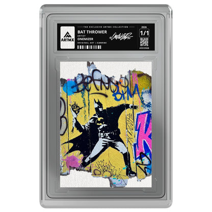 BAT THROWER by Onemizer — Canvas — on white