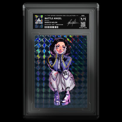 BATTLE ANGEL by Marco Nelor (Obsidian / Vaulted) — front