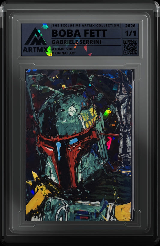BOBA FETT by Gabriele Serrini — Atomic Noir — close-up