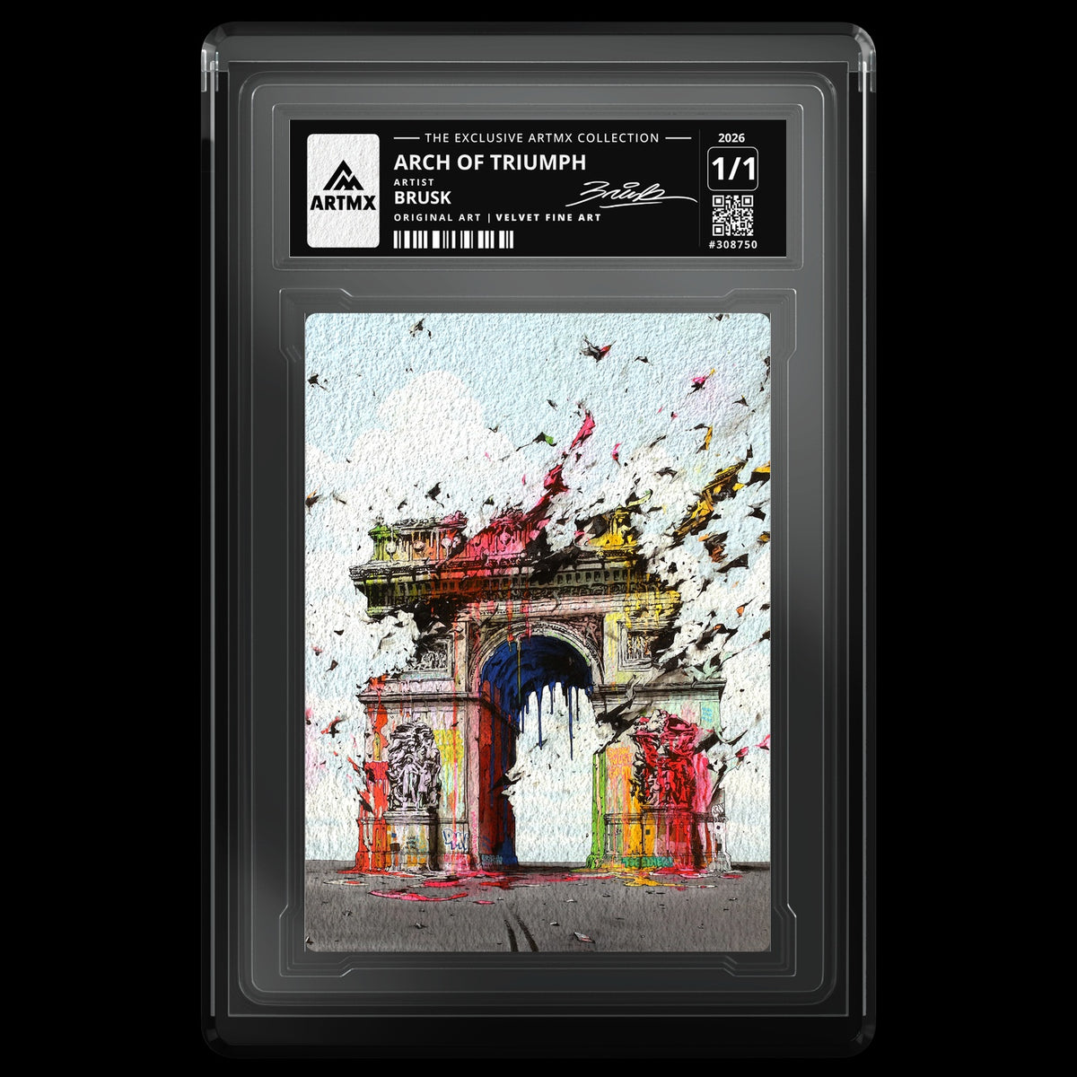 ARCH OF TRIUMPH by Brusk — Velvet Fine Art — front