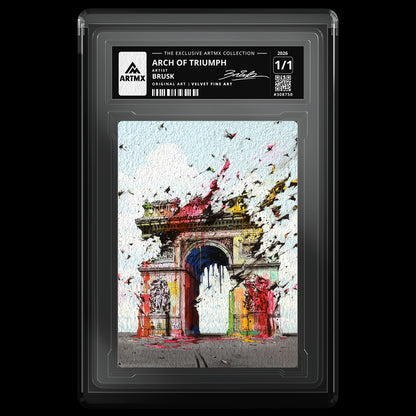 ARCH OF TRIUMPH by Brusk — Velvet Fine Art — front