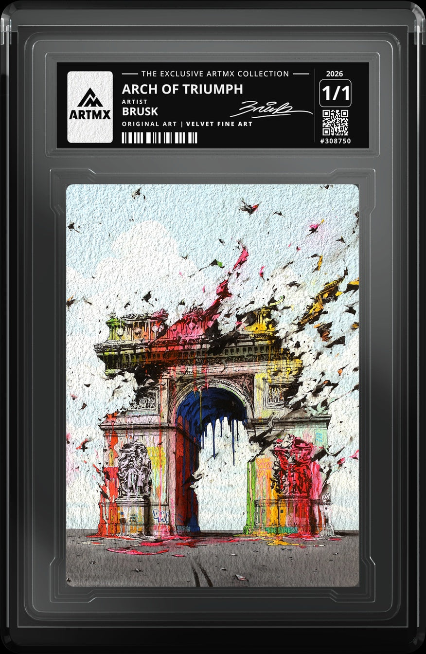 ARCH OF TRIUMPH by Brusk — Velvet Fine Art — close-up