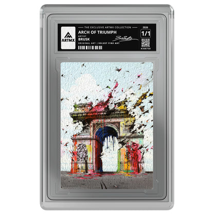 ARCH OF TRIUMPH by Brusk — Velvet Fine Art — on white