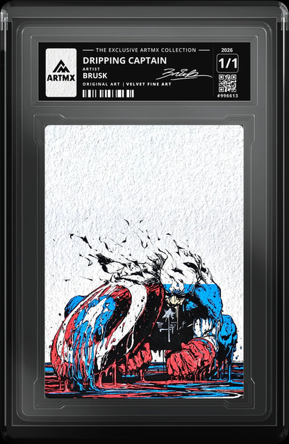 DRIPPING CAPTAIN by Brusk — Velvet Fine Art — close-up