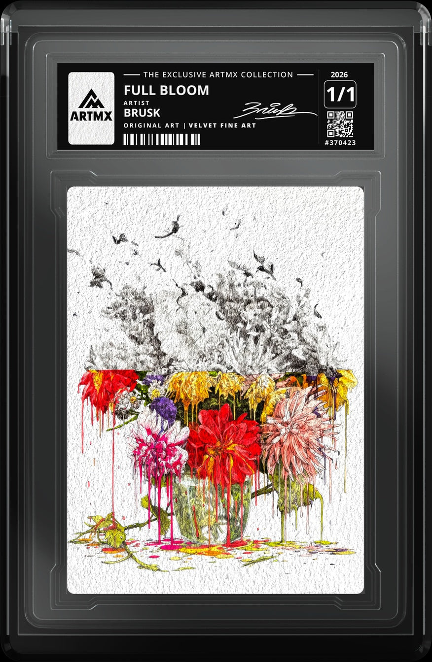 FULL BLOOM by Brusk — Velvet Fine Art — close-up