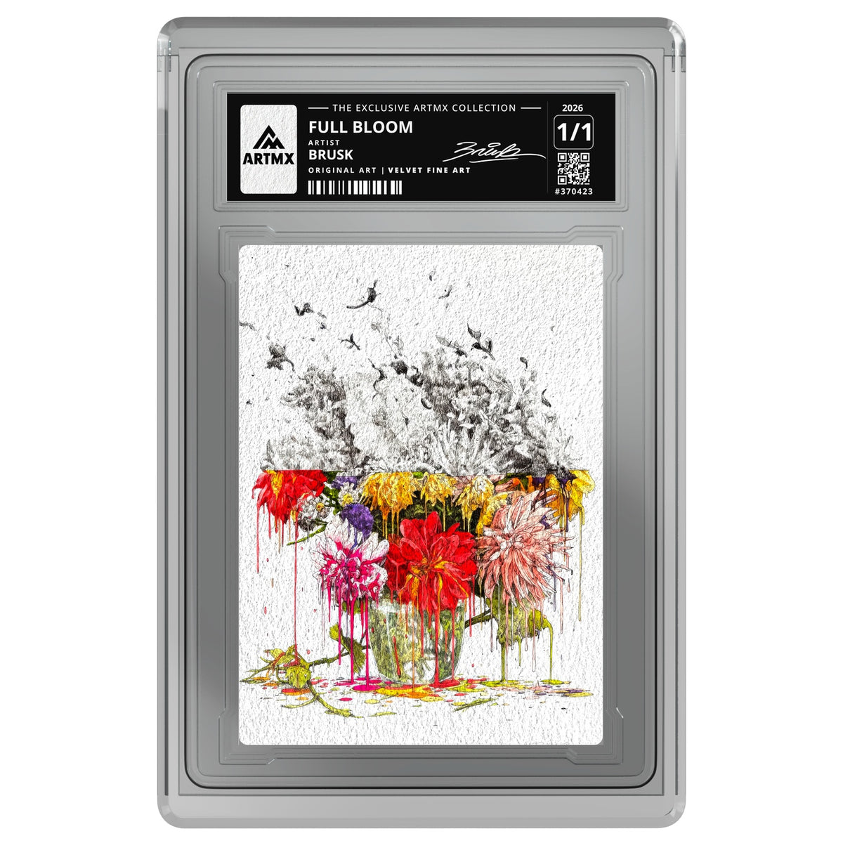 FULL BLOOM by Brusk — Velvet Fine Art — on white