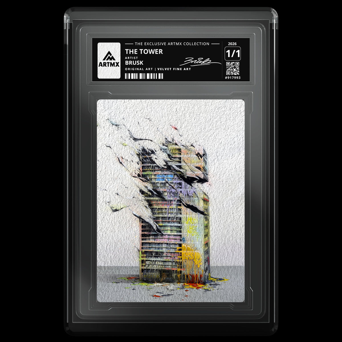 THE TOWER by Brusk — Velvet Fine Art — front