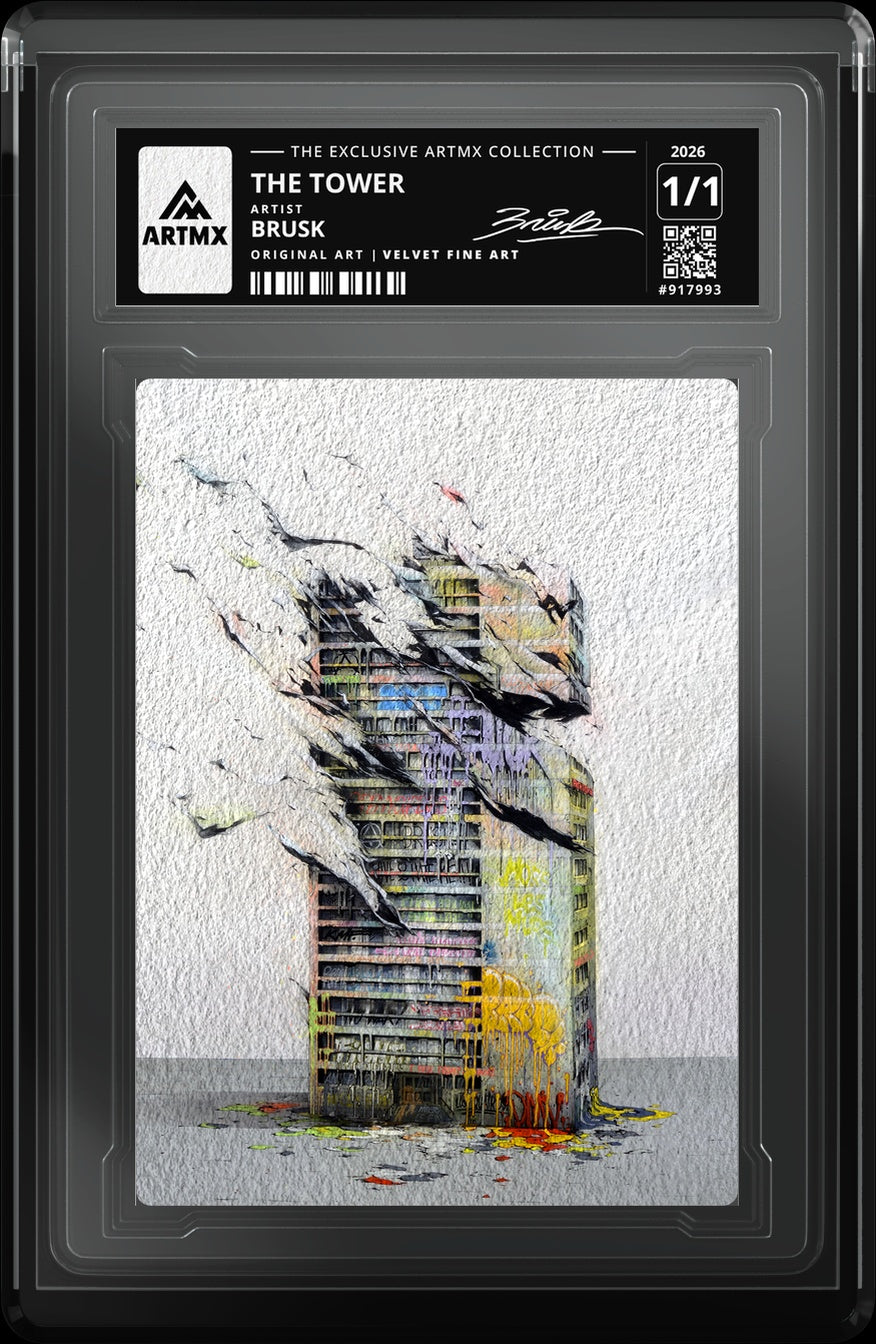 THE TOWER by Brusk — Velvet Fine Art — close-up