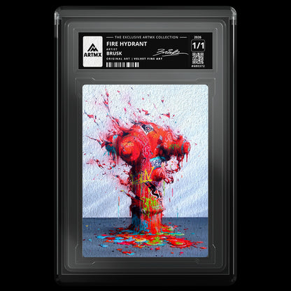 FIRE HYDRANT by Brusk — Velvet Fine Art — front