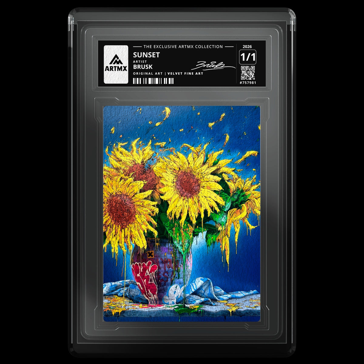 SUNSET by Brusk — Velvet Fine Art — front