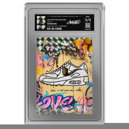 CECI N'EST PAS UNE NIKE by Onemizer — Diamond — on white