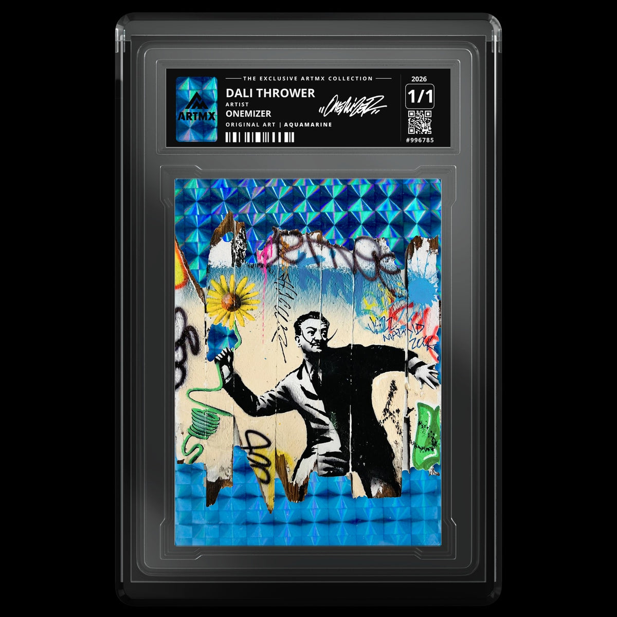 DALI THROWER by Onemizer — Aquamarine — front