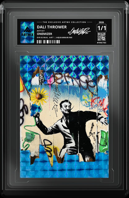 DALI THROWER by Onemizer — Aquamarine — close-up