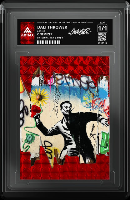 DALI THROWER by Onemizer — Ruby — close-up