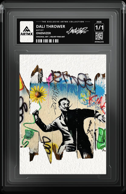 DALI THROWER by Onemizer — Velvet Fine Art — close-up