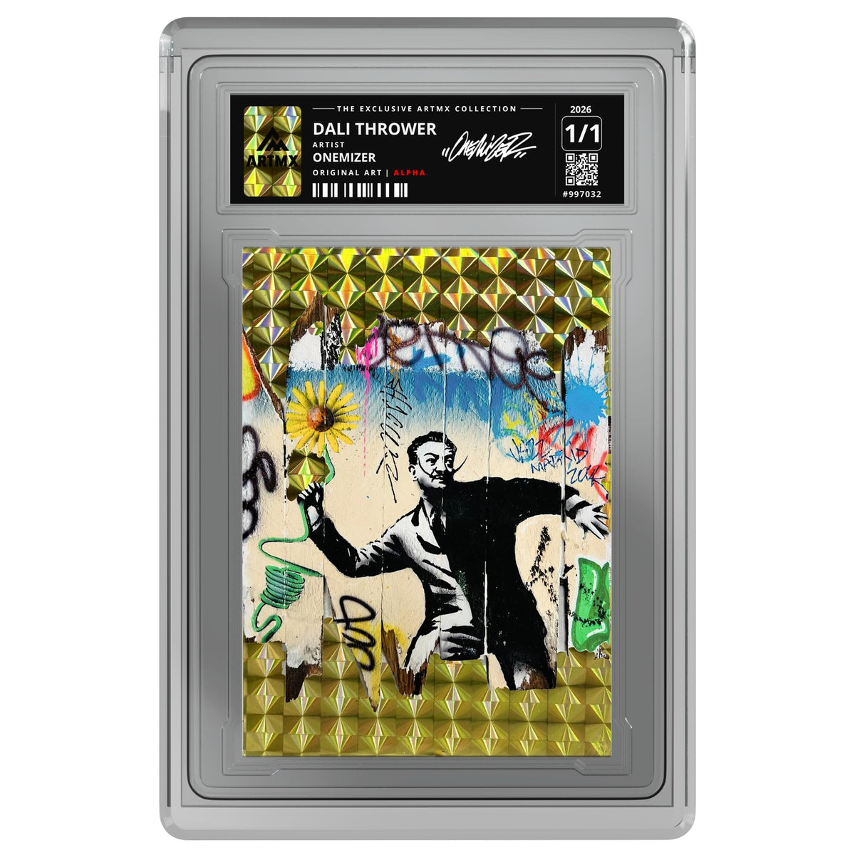 DALI THROWER by Onemizer — Alpha — on white