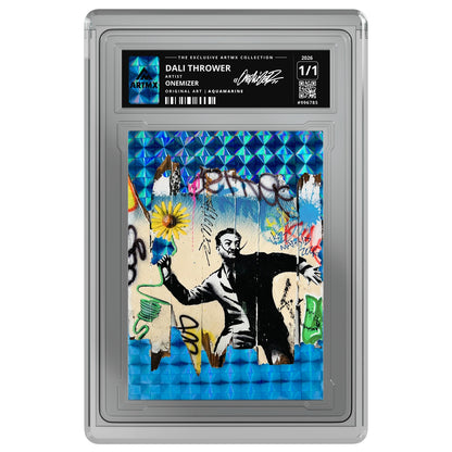 DALI THROWER by Onemizer — Aquamarine — on white