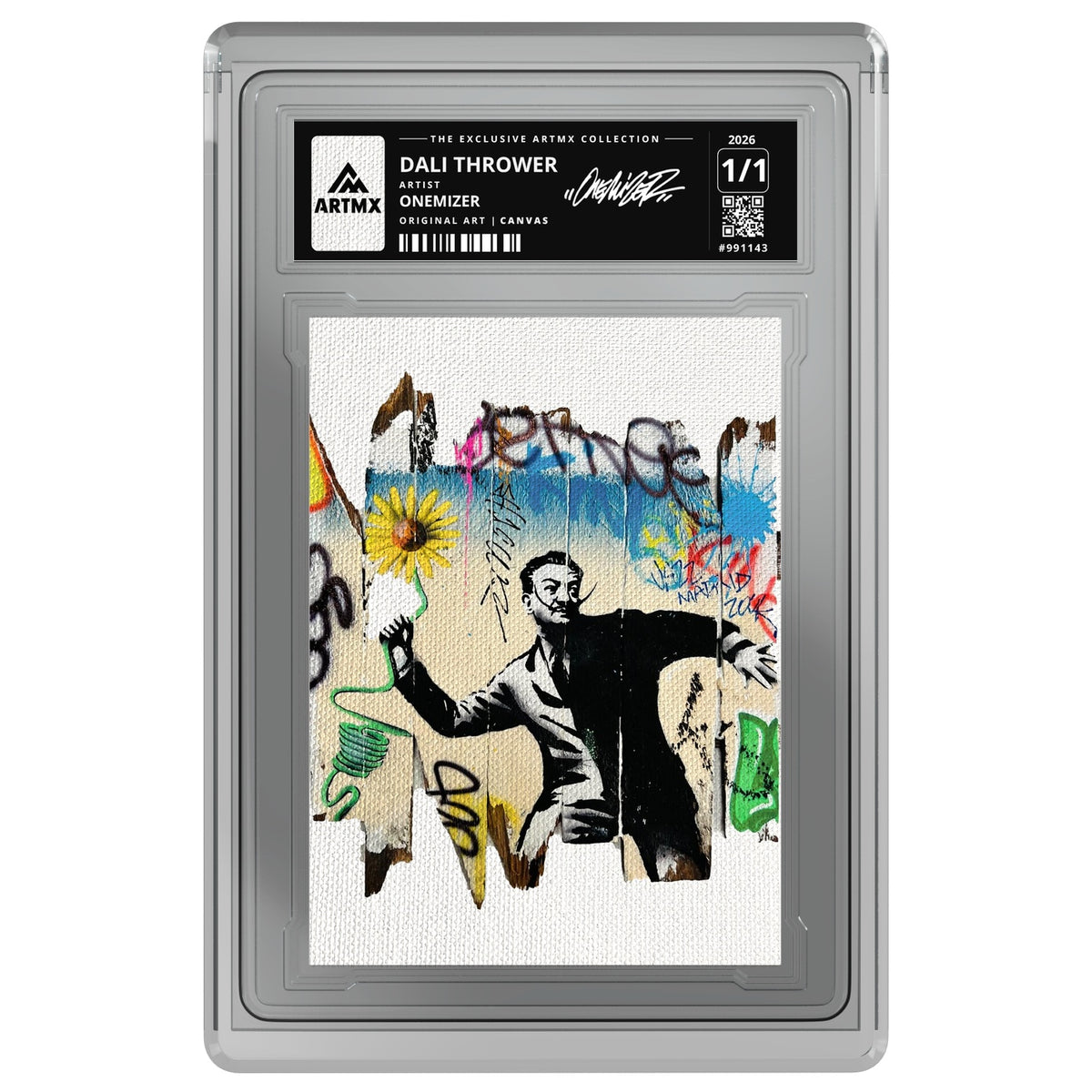 DALI THROWER by Onemizer — Canvas — on white