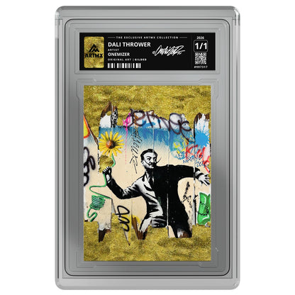 DALI THROWER by Onemizer — Gilded — on white