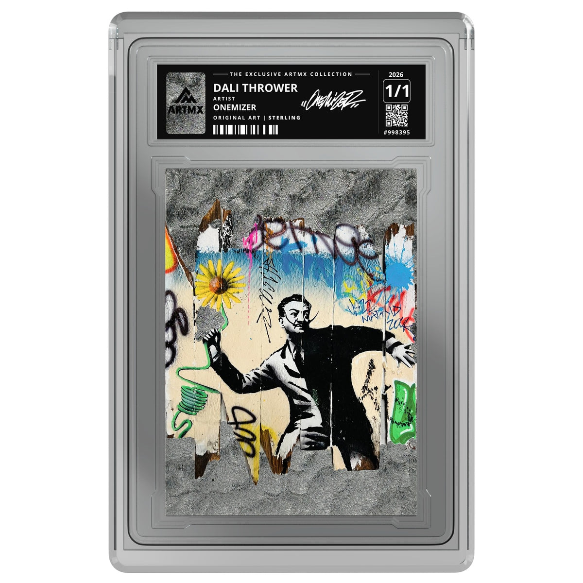 DALI THROWER by Onemizer — Sterling — on white
