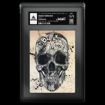 DEAD SERIOUS by Onemizer (Velvet Fine Art / Vaulted) — front