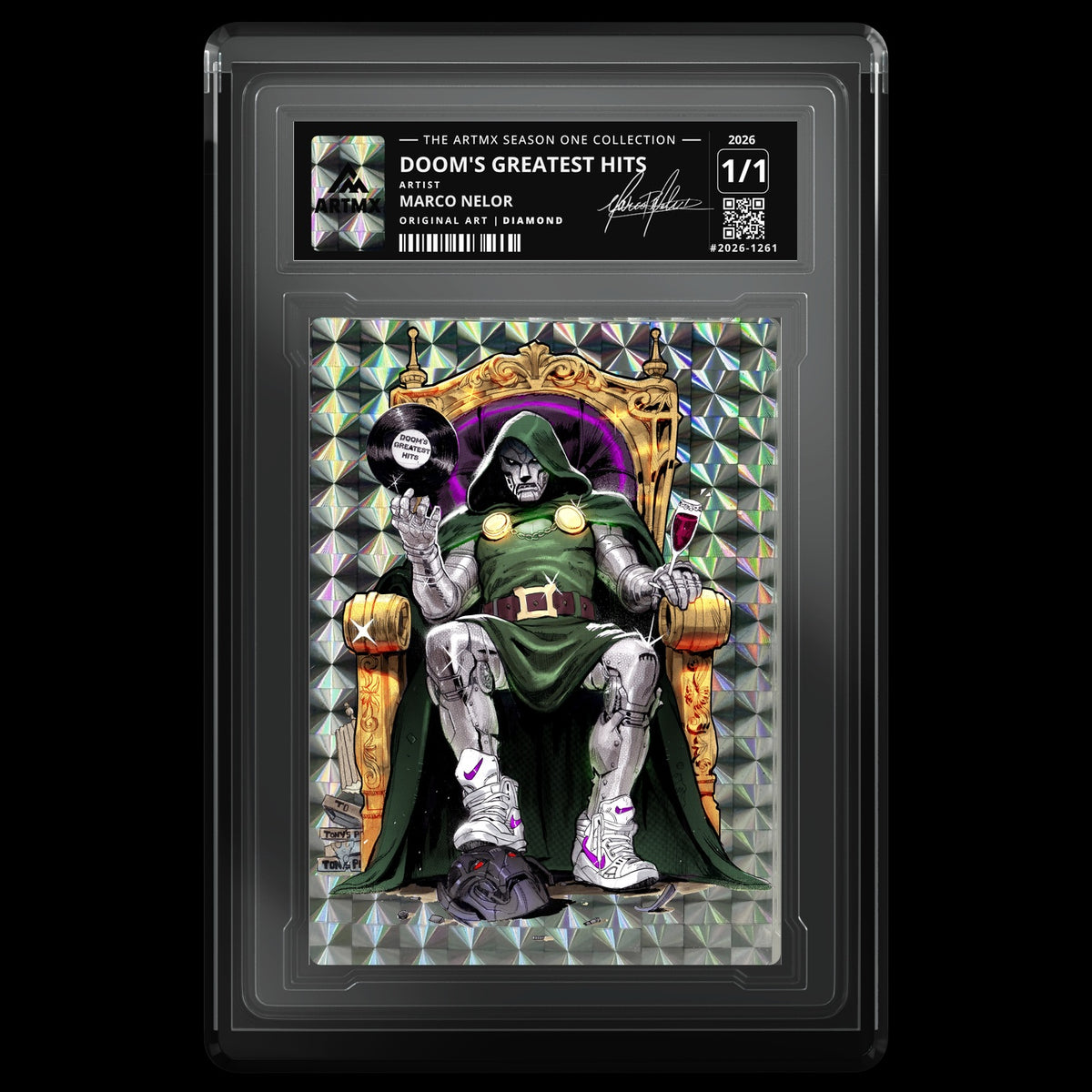 DOOM'S GREATEST HITS by Marco Nelor (Diamond / Vaulted) — front