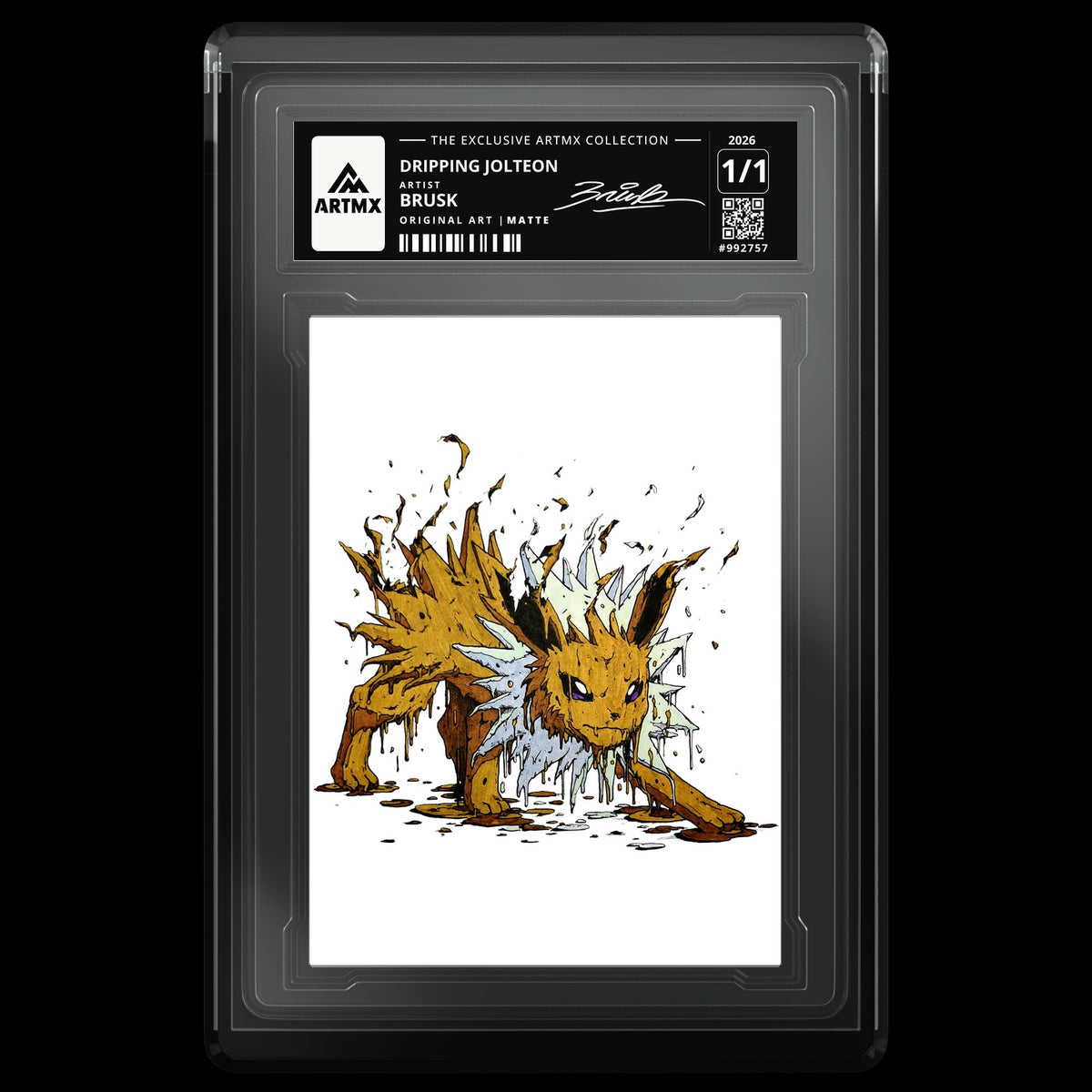 DRIPPING JOLTEON by Brusk — Matte — front