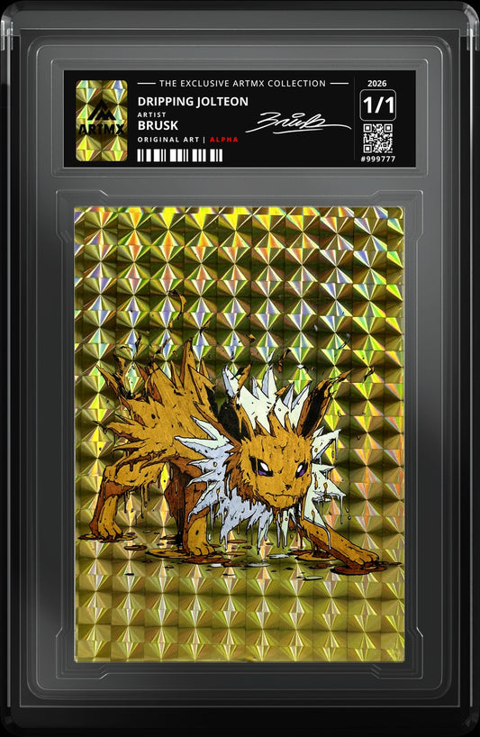 DRIPPING JOLTEON by Brusk — ALPHA — close-up