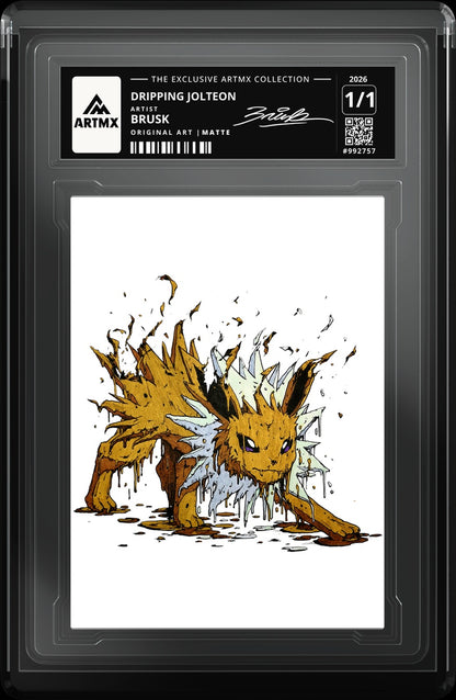 DRIPPING JOLTEON by Brusk — Matte — close-up