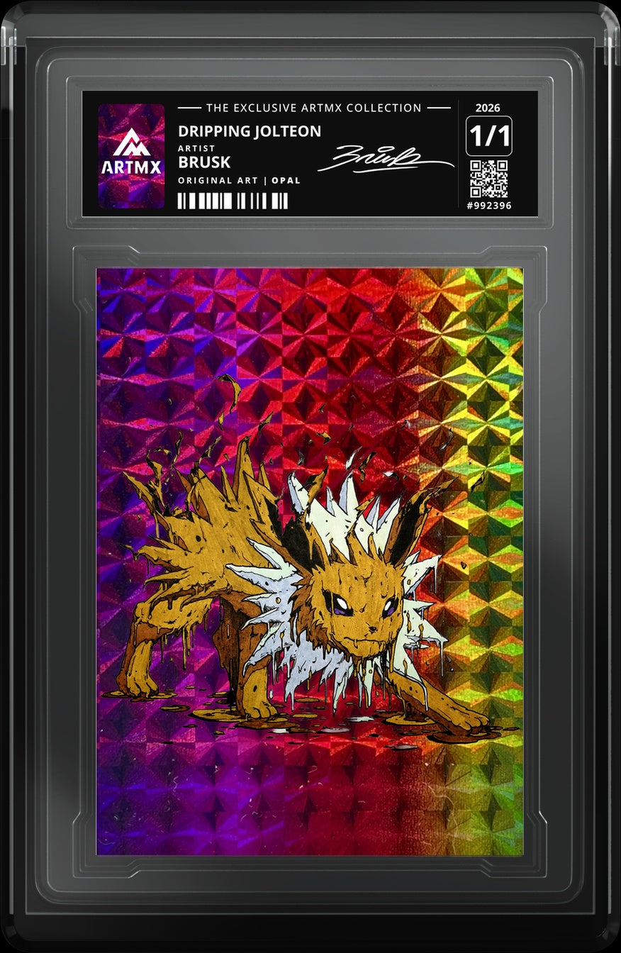 DRIPPING JOLTEON by Brusk — Opal — close-up