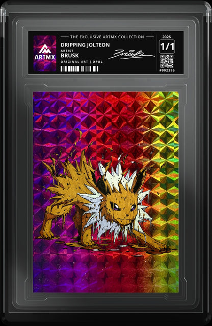 DRIPPING JOLTEON by Brusk — Opal — close-up