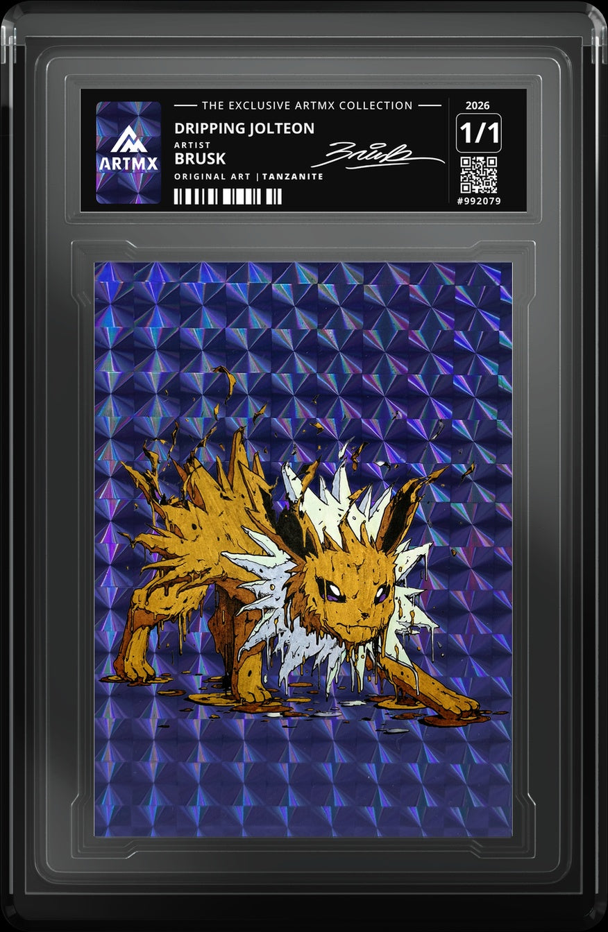 DRIPPING JOLTEON by Brusk — Tanzanite — close-up