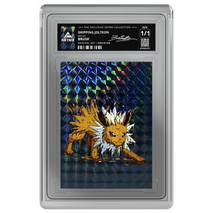 DRIPPING JOLTEON by Brusk — Obsidian — on white