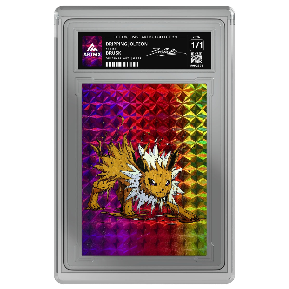 DRIPPING JOLTEON by Brusk — Opal — on white