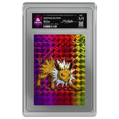 DRIPPING JOLTEON by Brusk — Opal — on white