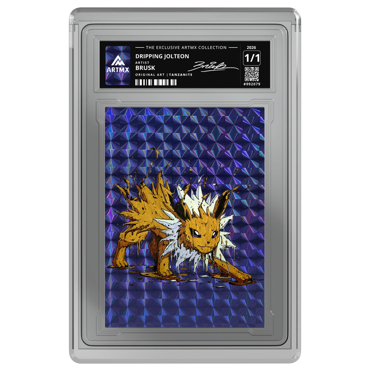 DRIPPING JOLTEON by Brusk — Tanzanite — on white