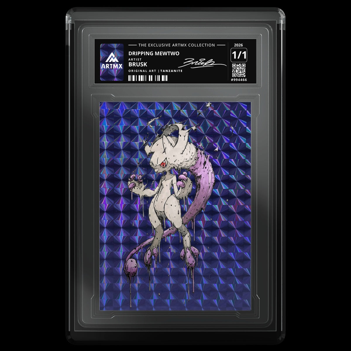 DRIPPING MEWTWO by Brusk — Tanzanite — front