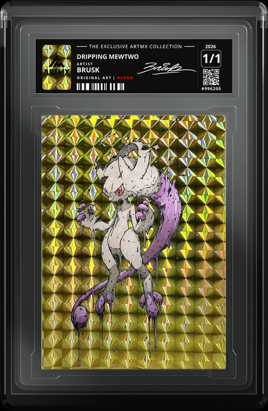 DRIPPING MEWTWO by Brusk — ALPHA — close-up