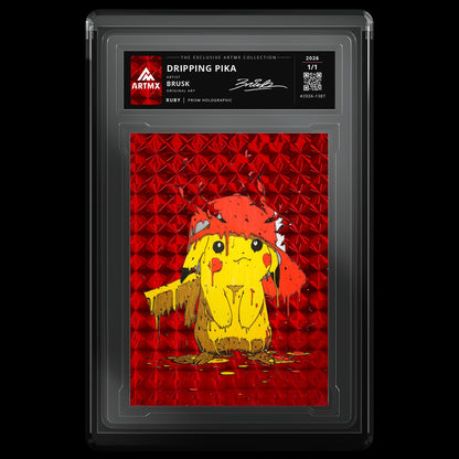 DRIPPING PIKA by Brusk — Ruby — front
