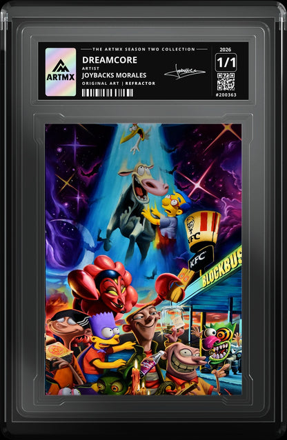DREAMCORE by Joybacks Morales — Refractor — close-up