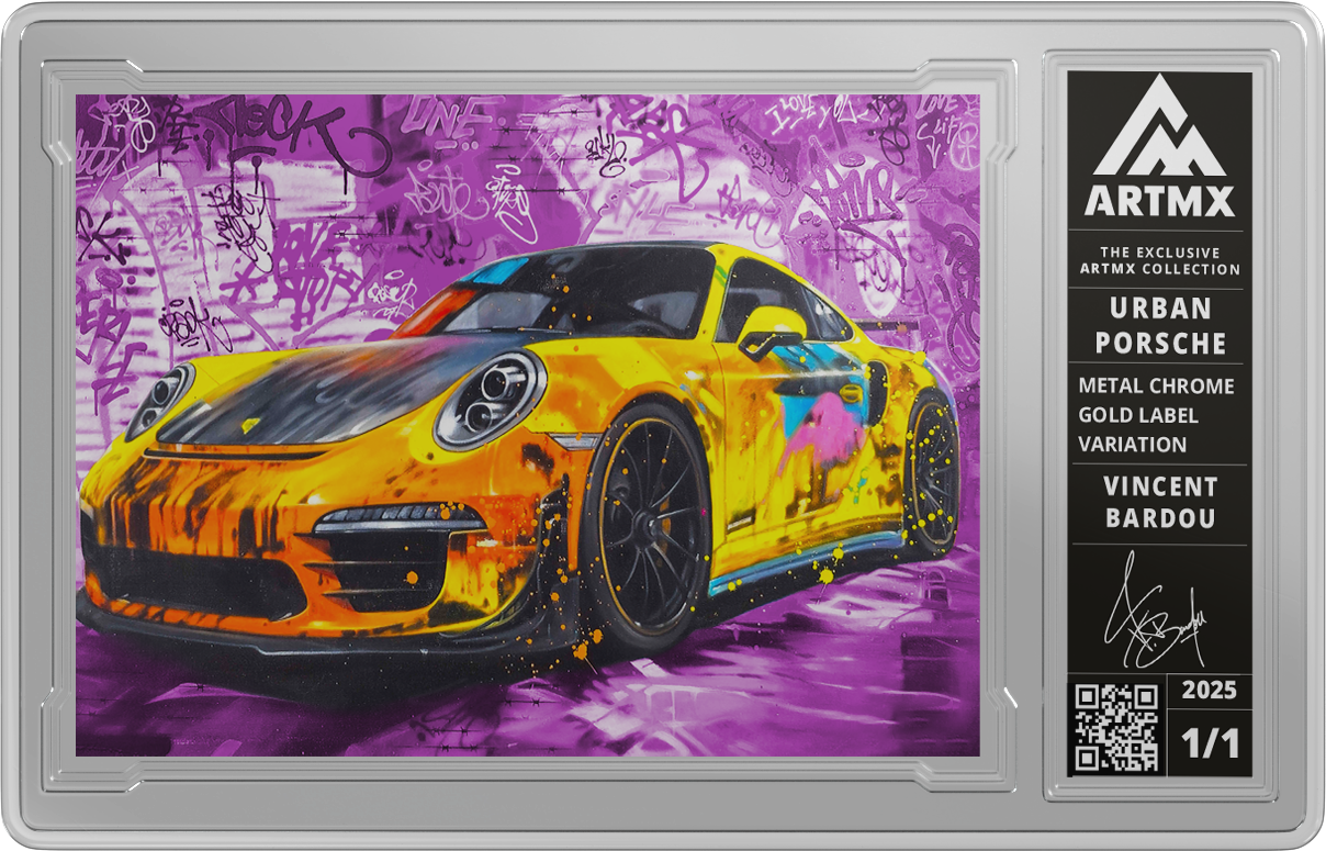 « Urban Porsche" Art Card by Vincent Bardou