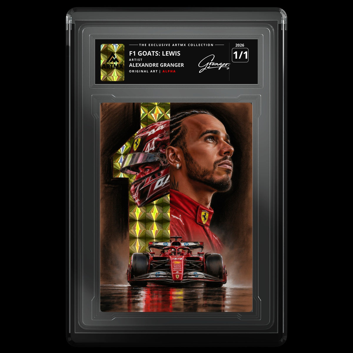 F1 GOATS: LEWIS by Alexandre Granger (Alpha / Vaulted) — front